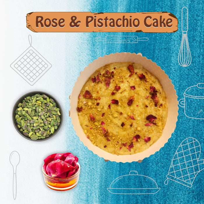 Rose & Pistachio Cake