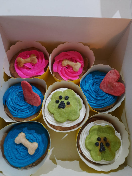 Fresh Cakes for Pune: Assorted Cupcakes( Pack of 6 Veg)