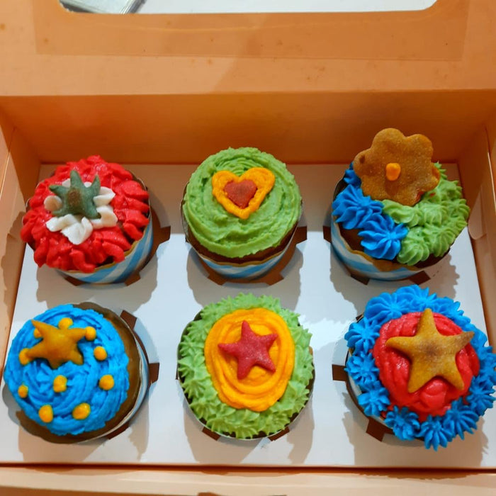Fresh Cakes for Pune: Assorted Cupcakes (Pack of 6 Nonveg)