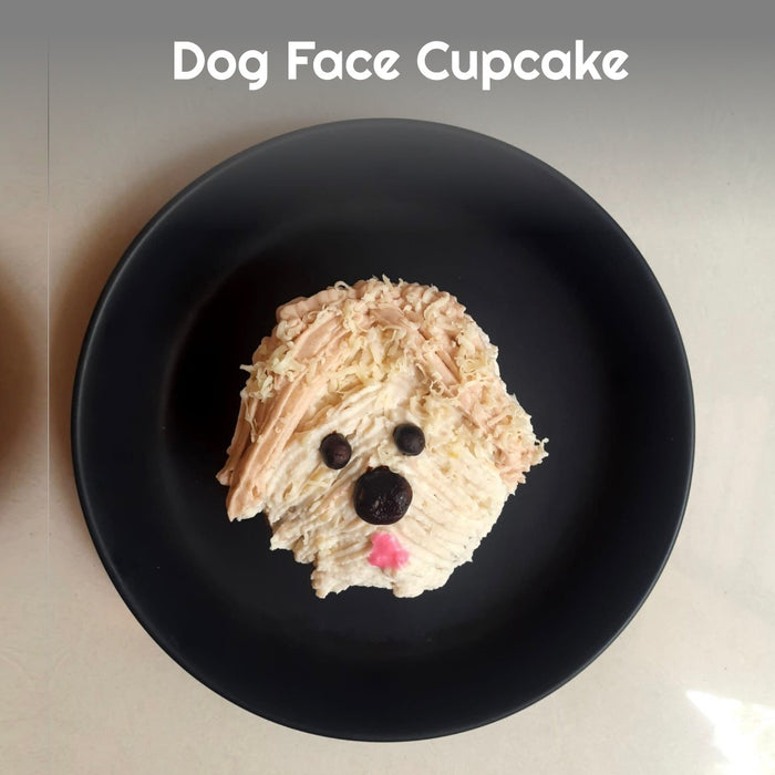 Dog Face Cupcake