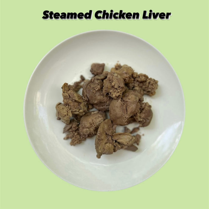 Steamed chicken liver