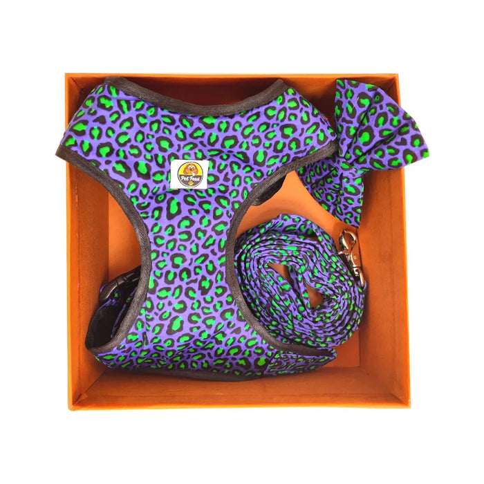 Cake & Animal Print Leash Combo