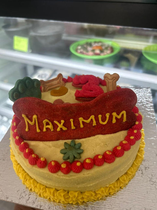 Fresh Cakes for Pune: Peanut Butter Mango Cake