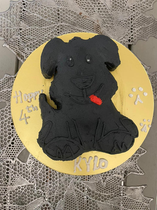 Dog Shape Cake