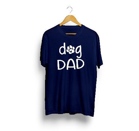 Dog Dad T-shirt (Navy Blue)