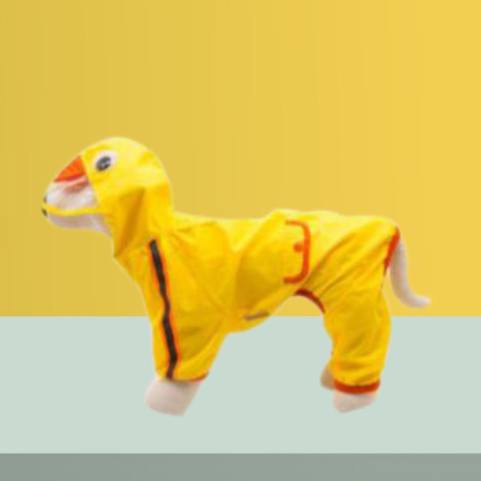 Dog Raincoat Yellow